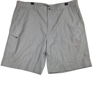 Callaway Mens Size 40 Opti-Dri Performance Gray Golf Shorts Country Club Preppy